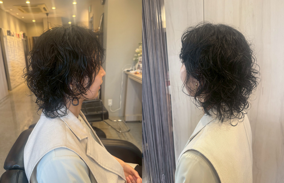 髪質改善パーマ＋似合わせカット＋エイジングケアトリートメント